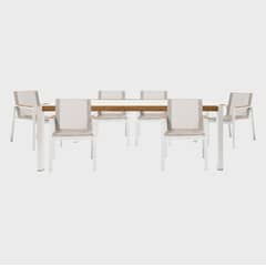 BASEMENT HOME - Juego De Comedor De Terraza 6 Sillas Glasgow