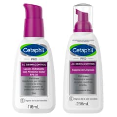 CETAPHIL - Pack Tendencia Acnéica Limpiador 118ml + Wash Foam 236ml