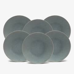 BASEMENT HOME - Set 6 Platos Ensalada 20 cm Cerámica Gres