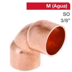 ELKHART - Codo Cobre SO 3/8" 1u