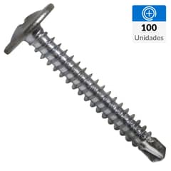 MAMUT - Tornillo Autoperforante Cabeza Lenteja Metal 1 " 8 mm 100 Unidades