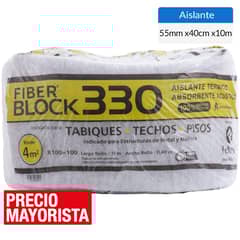 FIBER BLOCK - Aisla poliester 55mmx0.40x10mt