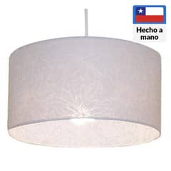 CAROLD STEVENS - Lámpara colgante doble tela 1 luz E27