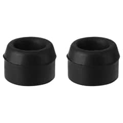 GOMAHOGAR - Set de topes para puerta 2 unidades negro