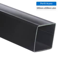 GENERICO - Perfil Cuadrado Acero 100x100x3 mm 6 m