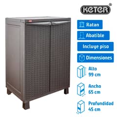 KETER - Organizador 2 Nivel(es) 65x99x45 cm Marrón