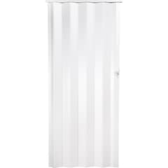 HOGGAN - Puerta plegable PVC blanco Milano 120 x 200 cm