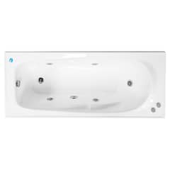 NORGLAS - Tina hidromasaje 170 l ocean 5 jets izquierda 170x70x42 cm
