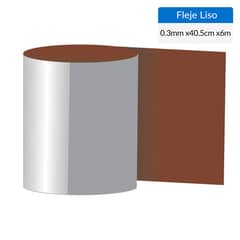 INSTAPANEL - Fleje Liso Acero/Zinc 0.405x7 m 0.4 mm Terracota