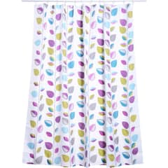 JUST HOME COLLECTION - Cortina de baño Hojas poliéster 180x178 cm