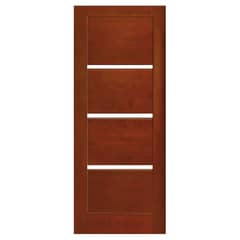 IGNISTERRA - Puerta Exterior Madera de lenga Moderna Venice Natural