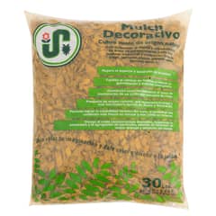 VIVEROS HIJUELAS - Mulch decorativo saco 30 litros amarillo