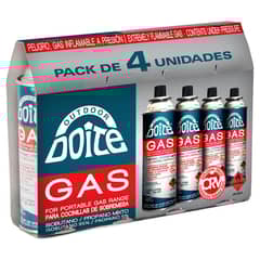 DOITE - Pack de gas para cocinillas 4 unidades