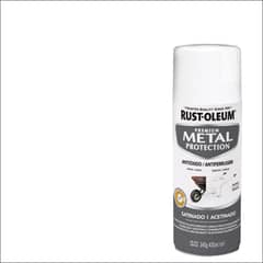 RUST OLEUM - Pintura anticorrosiva en spray satinado 340 gr blanco