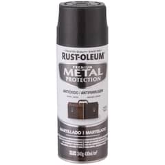 RUST OLEUM - Pintura Anticorrosiva en Spray Mate Negro 340 gr