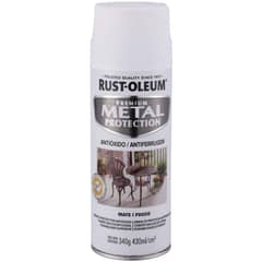 RUST OLEUM - Pintura anticorrosiva en spray mate 340 gr blanco