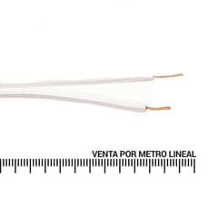 ROIMEX - Cable parlante 2x24 AWG blanco metro lineal