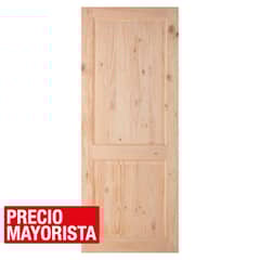 HOLZTEK - Puerta Pino con nudo 2 paneles