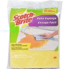 SCOTCH BRITE - Set De Paños Absorbentes 20X18 Cm 10 Unidades