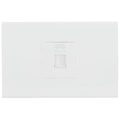 HALUX - Toma telefónica RJ11 10 A blanco