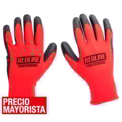 REDLINE - Guante multiflex poliéster látex liviano power lite