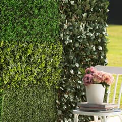 JUST HOME COLLECTION - Jardín vertical artificial palmeta de Kudzu 50x50 cm