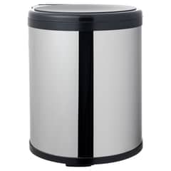 JUST HOME COLLECTION - Basurero 14 Litros Acero Inoxidable Gris