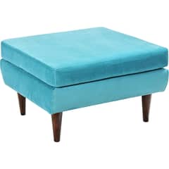 HOMY - Pouf 45x71x71 cm turquesa