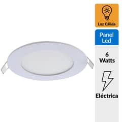 BYP - Panel LED empotrado 6 W 12 cm