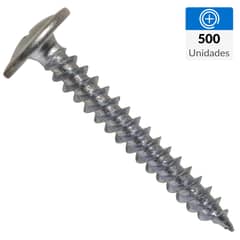 MAMUT - Tornillo Autoperforante Cabeza Lenteja Madera 1 " 8 mm 500 Unidades