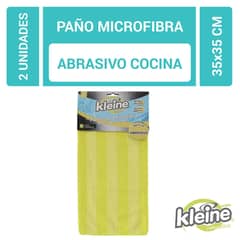 KLEINE WOLKE - Set de 2 paños de microfibra abrasivos 35x35 cm