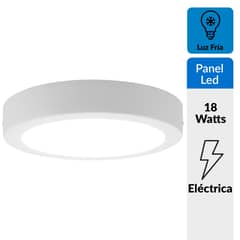BYP - Panel LED circular 24 cm 18 W luz fría
