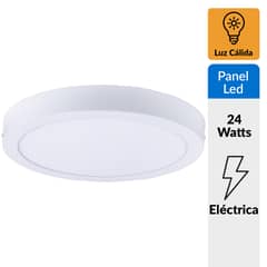 BYP - Panel LED circular 30 cm 24 W luz cálida