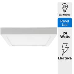 BYP - Panel LED cuadrado 31,5 cm 24 W luz día