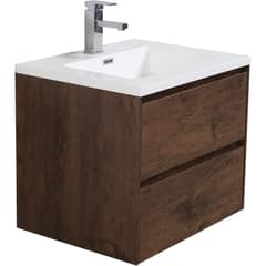 SENSI DACQUA - Kit mueble vanitorio 60 cm chocolate