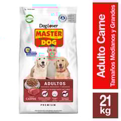 MASTER DOG - Alimento Seco para Perro Adulto Carne 21 kg