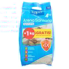 TRAPER - Arena sanitaria para gatos 4 kilos