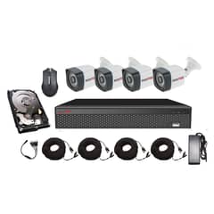 SAFECOM - Kit 4 cámaras bullet +XVR + disco duro