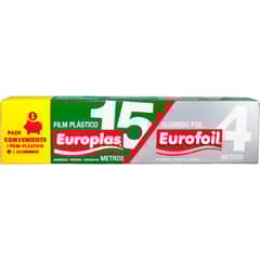 EUROPLAS - Pack Film PVC 15 m + 4 m aluminio