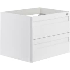 VALENZUELA - Mueble vanitorio 60 cm 2 cajones blanco
