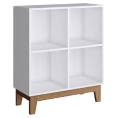 KIDSCOOL - Estante Harmony MDF 4 Nivel(es) 71x83x30 cm Blanco