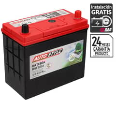 AUTOSTYLE - Batería de Automóvil 45 Ah Positivo Derecho 400 CCA