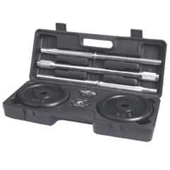 LIVEUP - Maleta Set mancuernas 25 kg acero