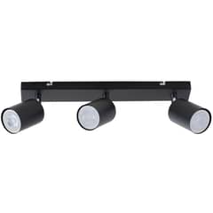 BYP - Barra 3 luces GU10 Silo negro mate