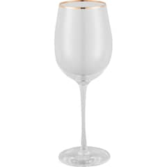 JUST HOME COLLECTION - Copa de Vino Tinto Borde Dorado 450 ml