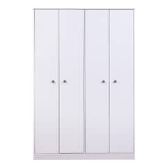 CIC - Clóset New Lucerna 4 Puerta(s) 3 Repisa(s) 126xx52 cm Blanco