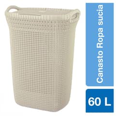 REYPLAST - Canasto para Ropa 47x61x30 cm 60 l Multicolor