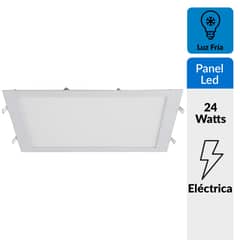 DAIRU - Panel led empotrado cuadrado 24w luz fría
