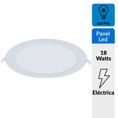 DAIRU - Panel led empotrado circular 18w luz fría