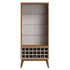 ALTAVISION - Vitrina classic 166 cm Café/ Blanco